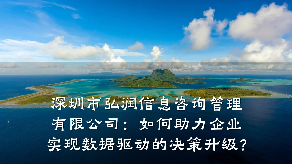 深圳市弘润信息咨询管理有限公司:如何助力企业实现数据驱动的决策升级?