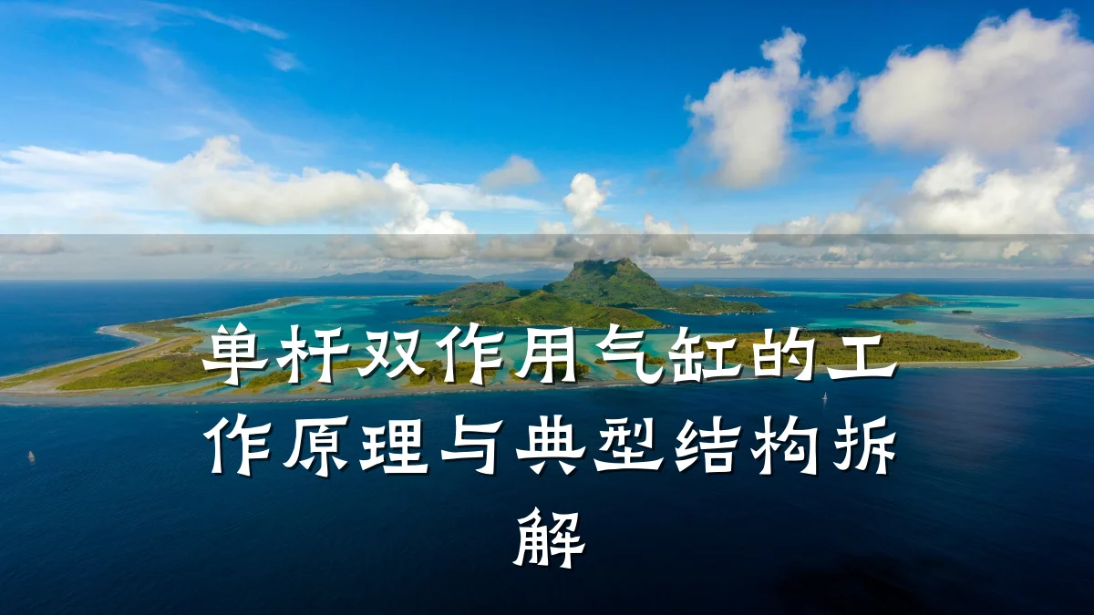 单杆双作用气缸的工作原理与典型结构拆解