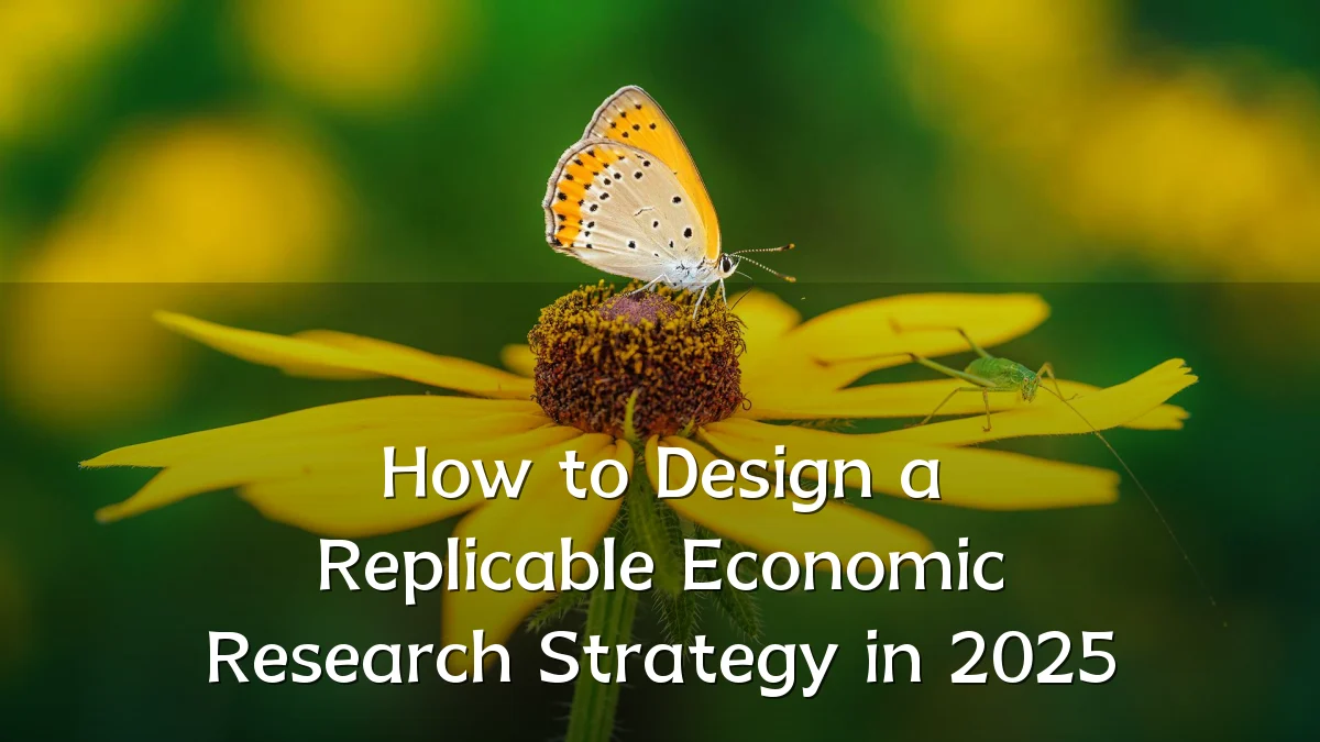 How to Design a Replicable Economic Research Strategy in 2025