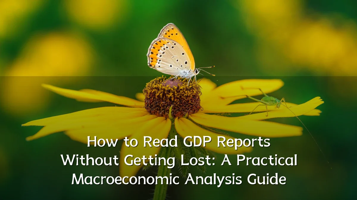 How to Read GDP Reports Without Getting Lost: A Practical Macroeconomic Analysis Guide