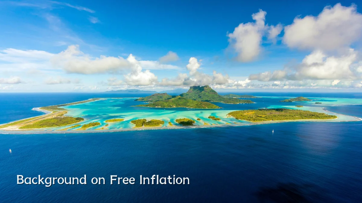 Background on Free Inflation