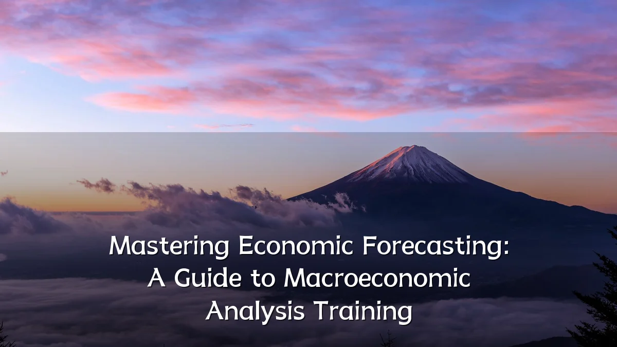 Mastering Economic Forecasting: A Guide to Macroeconomic Analysis Training