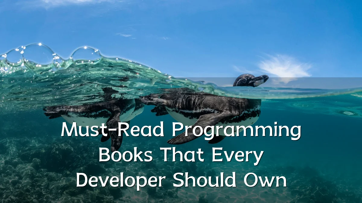 Must-Read Programming Books That Every Developer Should Own