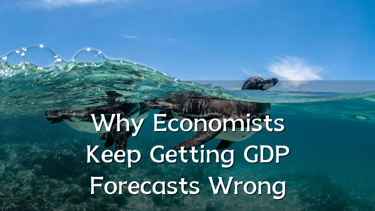 Why Economists Keep Getting GDP Forecasts Wrong