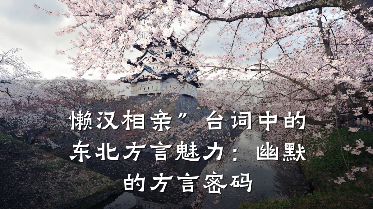 懒汉相亲”台词中的东北方言魅力:幽默的方言密码